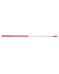 HCS - Ergonomische steel - 1750x32 mm - aluminium, Rood