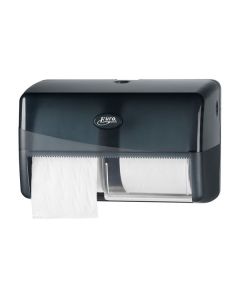 Pearl Black - Duo toiletroldispenser - compact