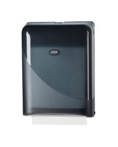 Pearl Black - handdoekdispenser - Z-vouw en Interfold