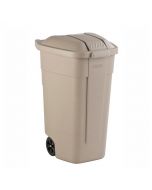 Rubbermaid - Mobiele container - 110 liter, beige deksel