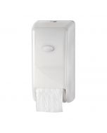 Pearl White - toiletroldispenser - 2 doprollen